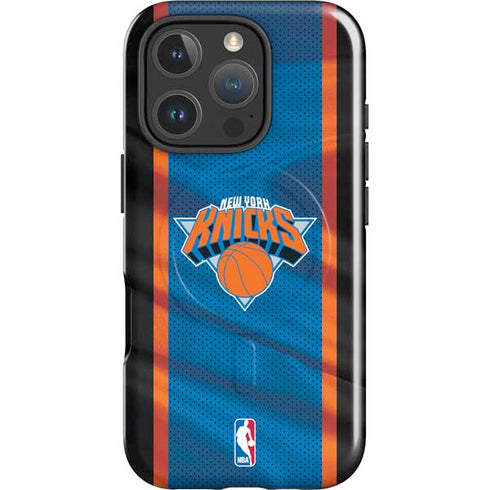 NBA New York Knicks Away Jersey iPhone 16 Pro Magsafe Impact Case